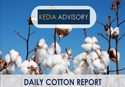 Sell Cottoncandy JAN @ 57300 SL 57500 TGT 57000-56800. MCX - Kedia Advisory